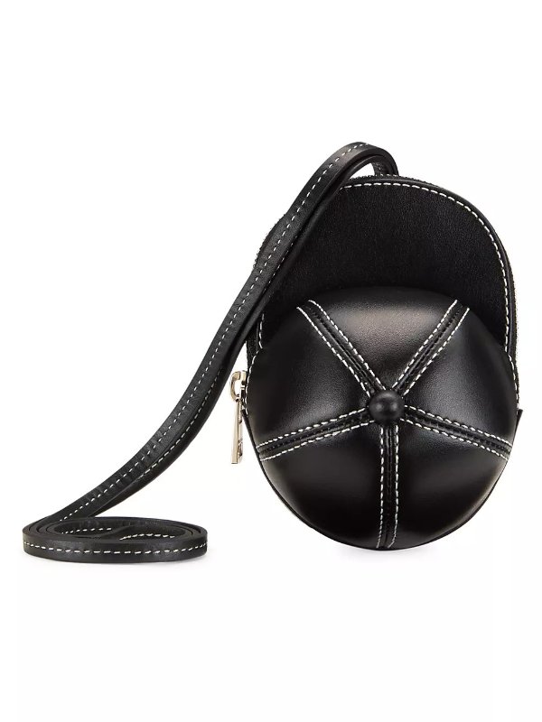 Nano Cap Leather Crossbody Bag