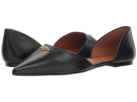 Leather Pointy Toe Flat at 6pm