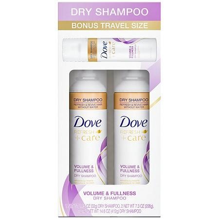 Dry Shampoo Volume and Freshness with Bonus Travel Size (7.3 oz., 2 pk.) - Sam's Club