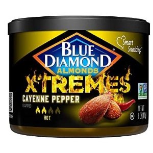 Blue Diamond Almonds XTREMES Cayenne Pepper Flavored Snack Nuts, 6 Oz