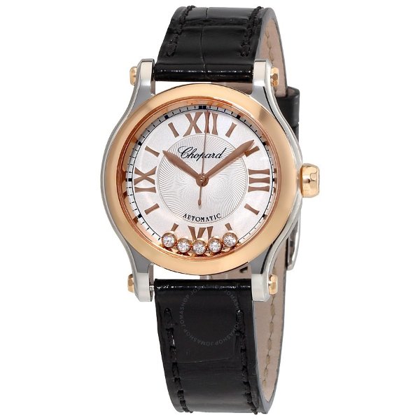 Happy Sport Automatic Silver Dial Ladies Watch