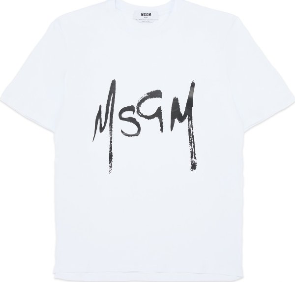 - Spray Logo T-Shirt - White