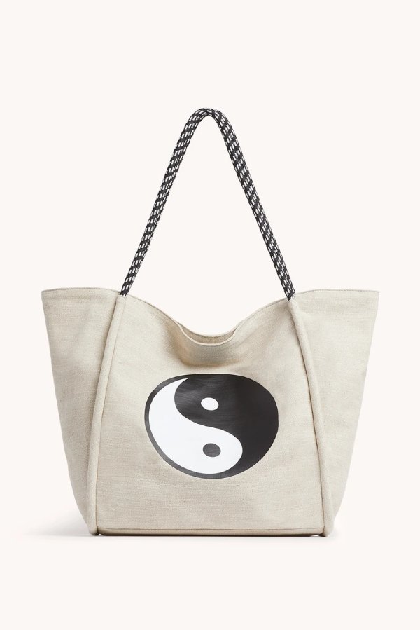 Yin Yang Tote Bag, Natural | Soft Tote Bag | Rebecca Minkoff