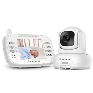 Amcrest Video Baby Monitor (AC-1) with Pan/Tilt/Zoom Camera, 3.5 inch LCD