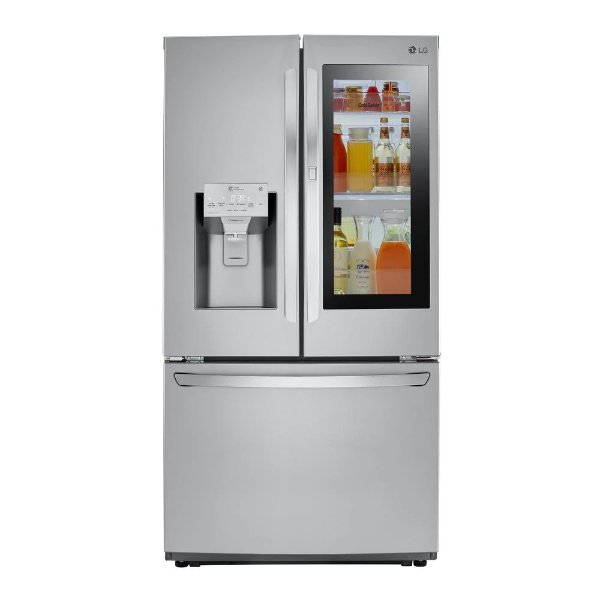 26 cu. ft. 3-Door French Door Smart Refrigerator with InstaView Door-in-Door in Stainless Steel