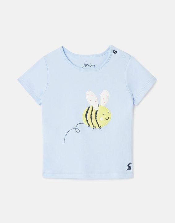 婴儿小蜜蜂贴布绣T恤