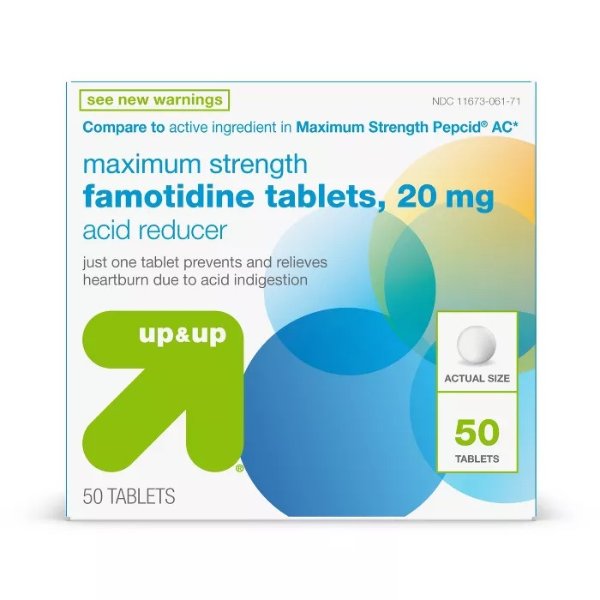Famotidine 20mg Maximum Strength Acid Reducer Tablets - Up&Up™
