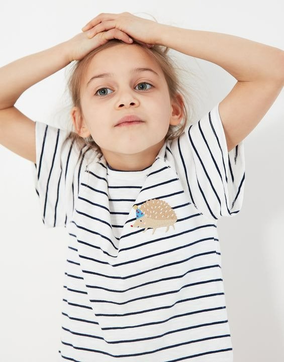 Berry Chest Embroidery T-Shirt 2-12 Years