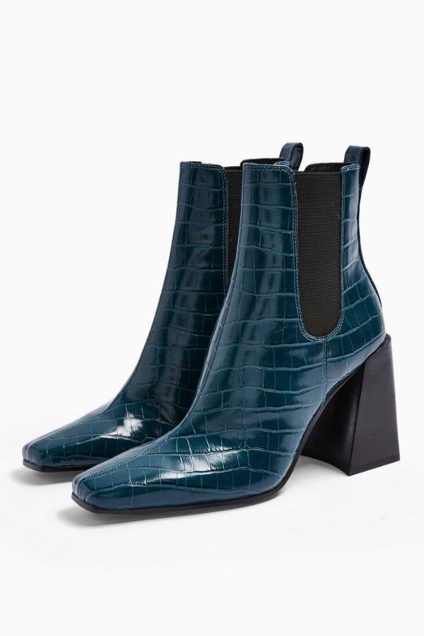 HARBOUR Teal Chelsea Boots