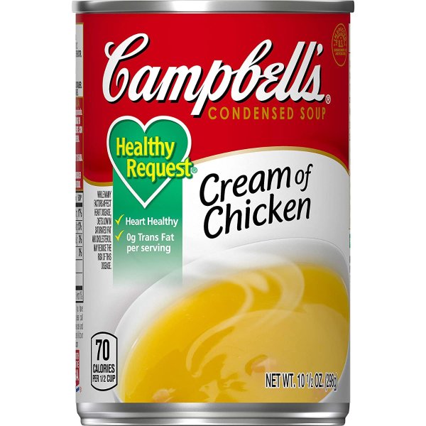 Campbell's Condensed Cream of Chicken Soup, 10.5 oz. Can (Pack of 12)