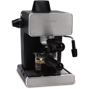 Mr. Coffee Espresso Maker, Stainless Steel and Black
