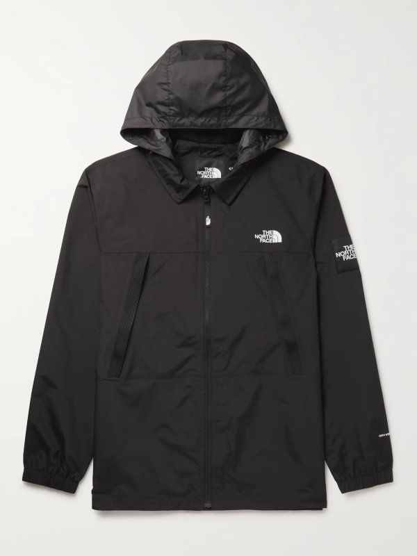 Black Box Logo-Print DryVent Hooded Jacket