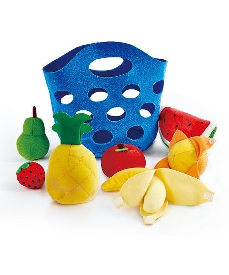 布面儿童水果篮玩具套装