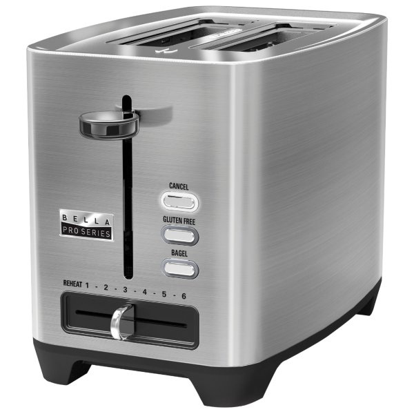 Bella Pro Series 2-Slice Extra-Wide-Slot Toaster
