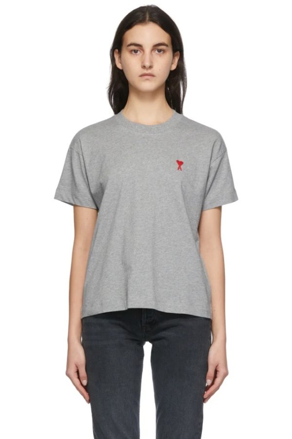 Grey Ami de Coeur T-Shirt
