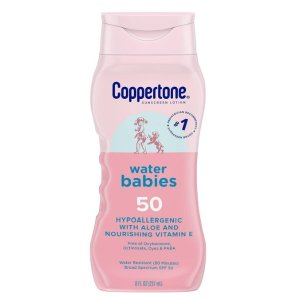史低价：Coppertone 水宝宝儿童防晒产品特卖，低至$5.12