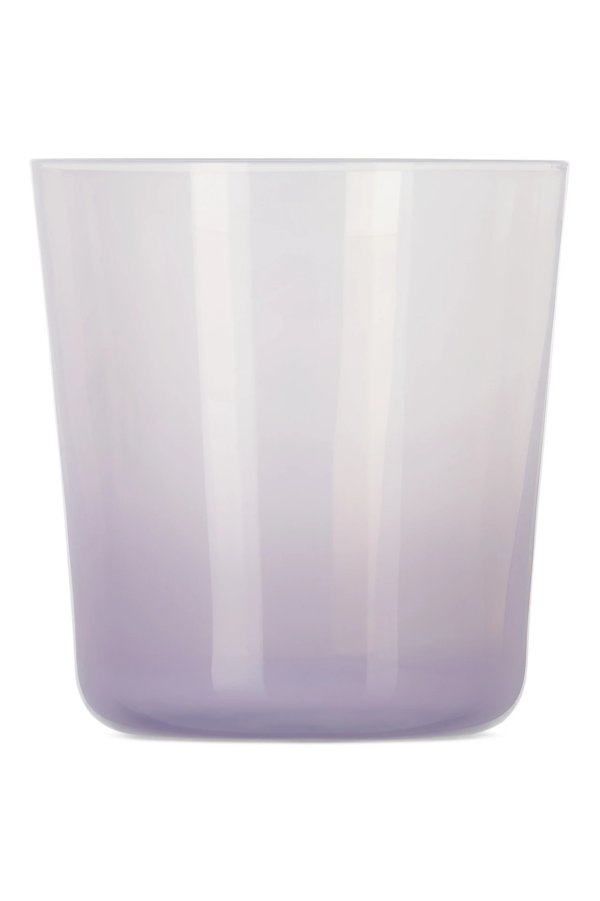 Purple Short Cup Glass