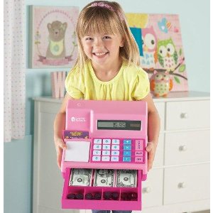 Learning Resources Pretend & Play Teaching Cash Register @ Amazon