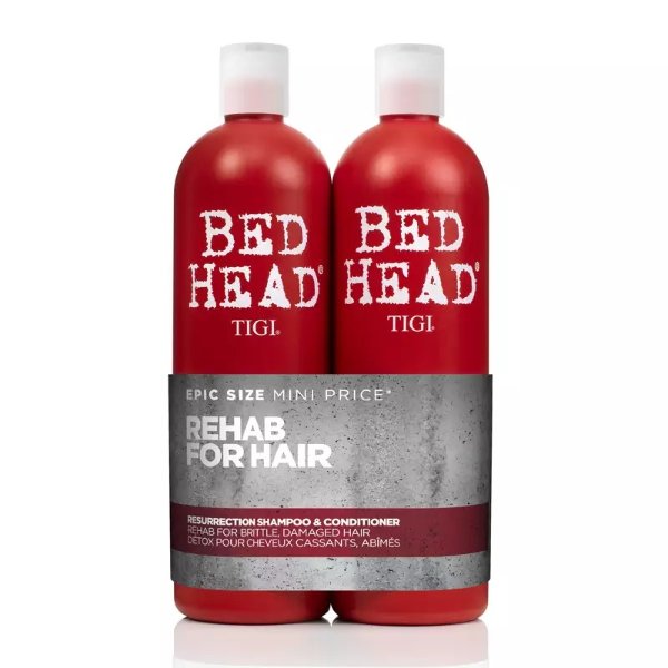 Urban Antidotes Resurrection Shampoo and Conditioner for Damaged Hair 2x750ml