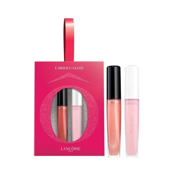 L'Absolu Lip Gloss Duo - Makeup Gift Set - Lancome