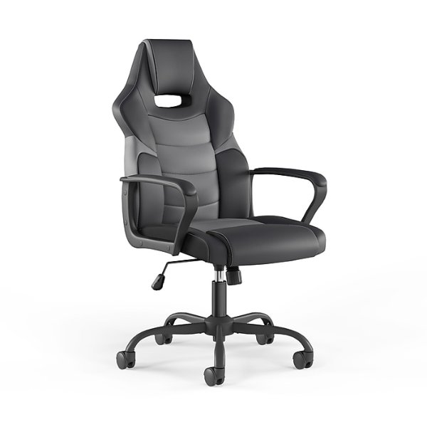 Staples Emerge Vector Luxura Faux Leather Gaming Chair