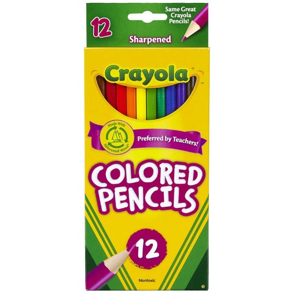 彩色铅笔 12支