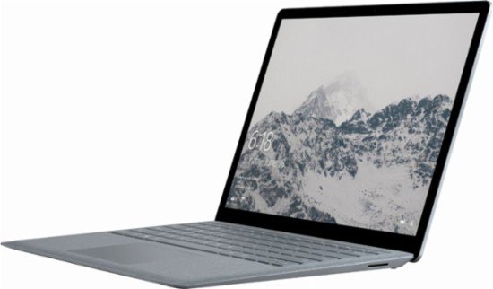 - Surface Laptop – 13.5”(Intel Core m3, 4GB, 128GB)