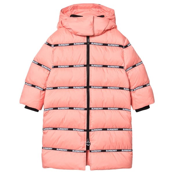 Pink Jaida Longline Puffer Coat | AlexandAlexa
