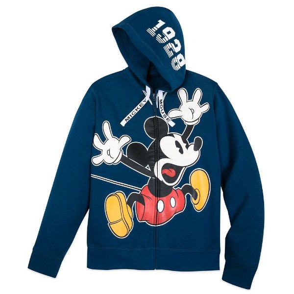 Mickey Mouse Zip Hoodie for Men | shopDisney