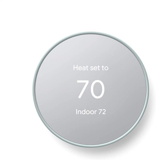 Nest Thermostat - Smart Thermostat for Home - Programmable Wifi Thermostat - Fog