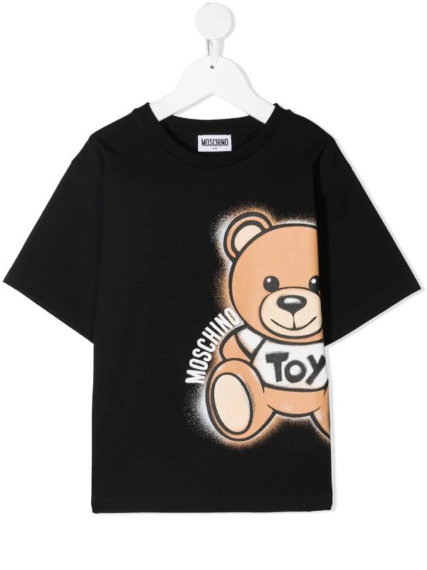 TEEN bear logo print T-shirt
