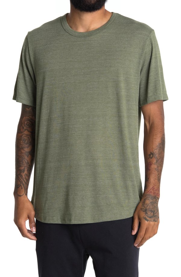 Men's Eco-Jersey Shirttail T恤