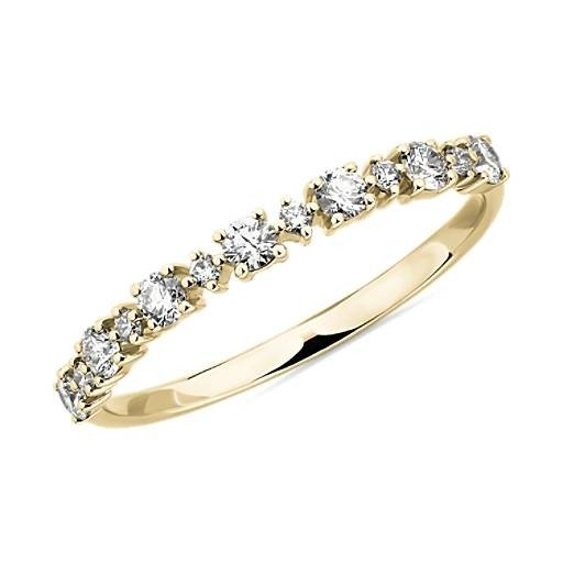 Alternating Size Diamond Fashion Ring in 14K Yellow Gold (1/3 ct. tw.) | Blue Nile