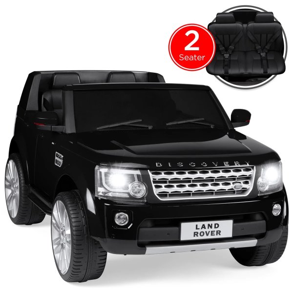 12V 2-Seater Licensed Land Rover Ride-On w/ Parent Remote Control