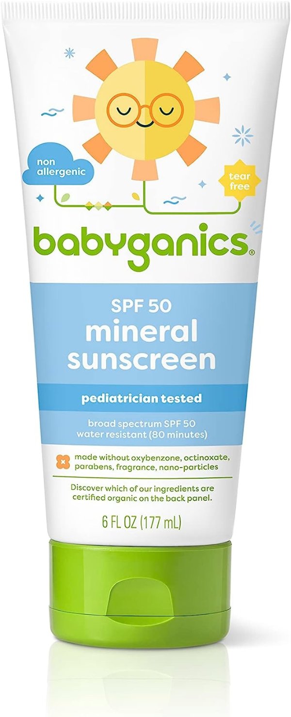 Sunscreen Lotion 50 SPF, 6oz, Packaging May Vary