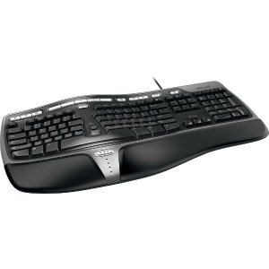 Microsoft 人体工学键盘 4000 黑色