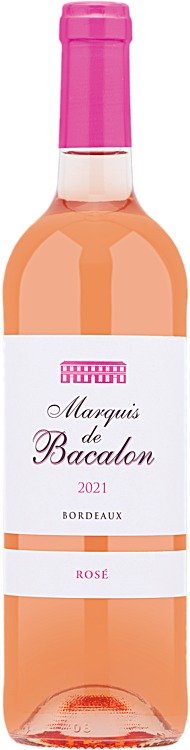 2021 Marquis de Bacalon 波尔多桃红葡萄酒