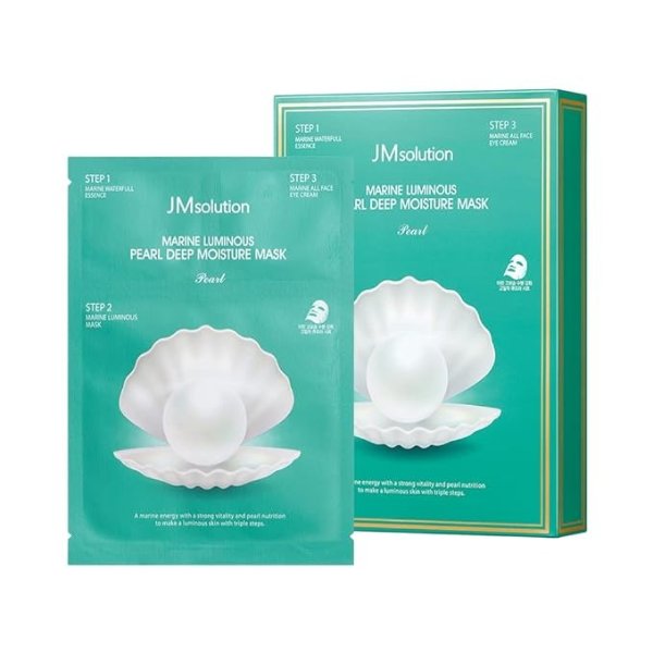 Marine Luminous Pearl Mask - Korean Skincare Facial Mask-10 sheets for all skin type (Pearl Marin)