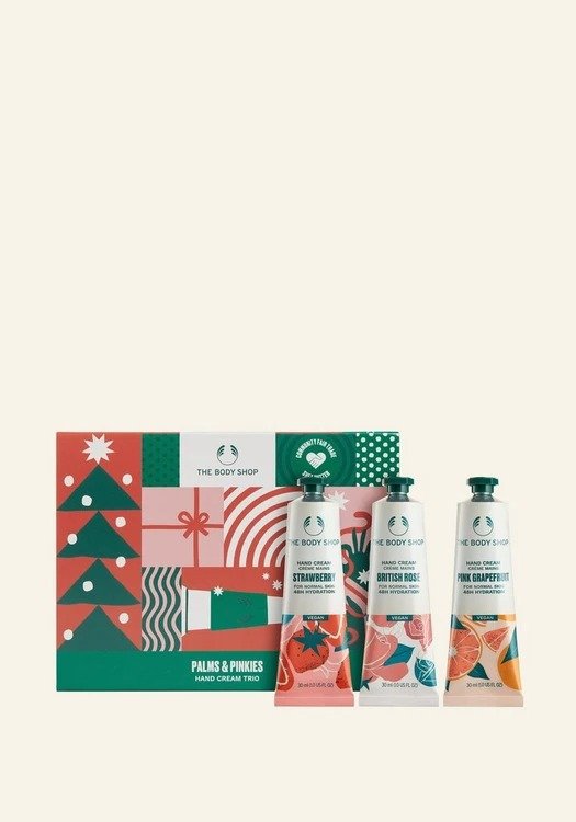 Palms & Pinkies Hand Cream Trio Gift Set | The Body Shop