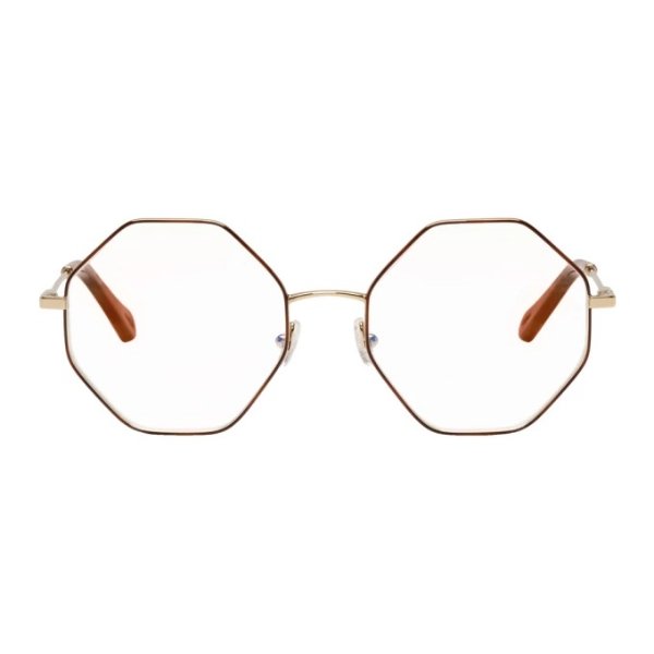 - Gold & Tortoiseshell Palma Glasses