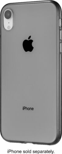 Open-Box Excellent: Dynex- Ultrathin Case for Apple® iPhone® XR - Black/Sem...