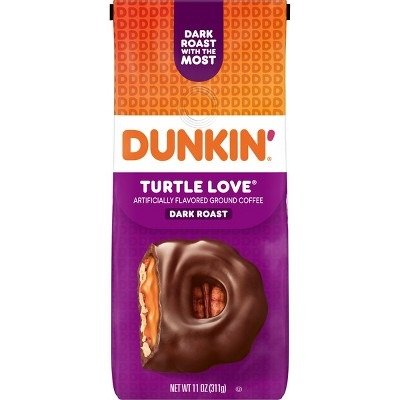 Dunkin Turtle Love 深度烘焙咖啡粉 11oz