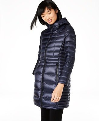 Hooded Packable Puffer Coat, Created for Macy's