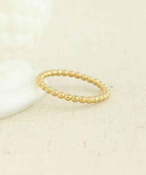 Designs by KaraMarie 14k Gold-Plated Beaded Ring | Best Price and Reviews | Zulily