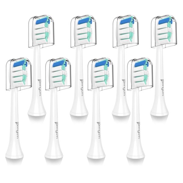 Sonifresh 替换牙刷头 适用于飞利浦电动牙刷 8支