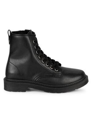 Flann Leather Combat Boots