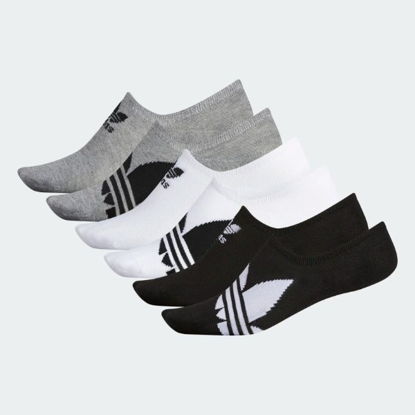 Trefoil Super-No-Show Socks 6 Pairs