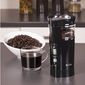 Mr. Coffee 12 Cup Electric Coffee Grinder with Multi Settings, IDS77