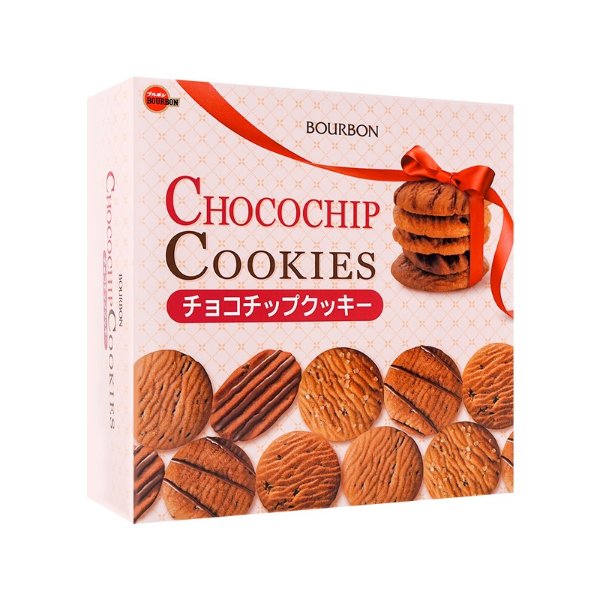 BOURBON Chocolate Chip Cookie Tin Box 312g