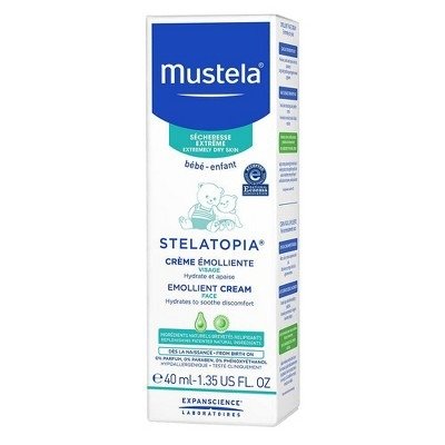 Stelatopia Emollient Baby Face Cream for Eczema Prone Skin Fragrance Free - 1.35 fl oz
